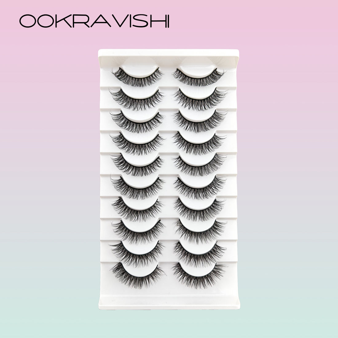 Large Curvature Natural Curling Thick False Eyelashes